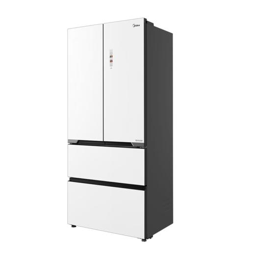 美的（Midea）冰箱520升法式四门60cm薄纯平全嵌超净科技除菌保鲜智能家用大冰箱BCD-520WUFGPZM凝光白 商品图3