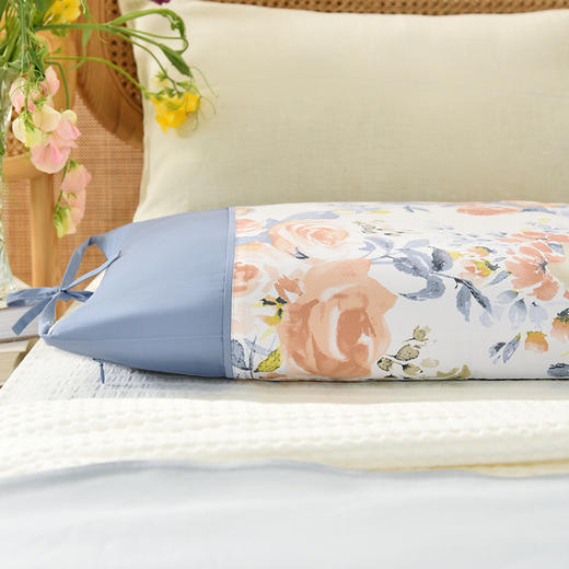 经典手绘系列调节枕纯荞麦壳枕头可调节高度护颈枕 商品图3