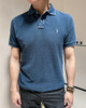 单品包邮现货 THS 4.18-  polo RL家 马球 小马标 美网customfit修身indigo蓝染做旧珠地马球恤AH2415 商品缩略图0