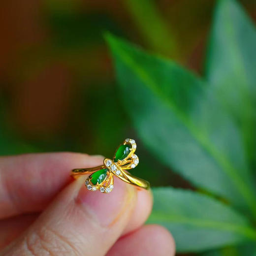 龢盒原创 停在指尖的蜻蜓戒指 商品图3