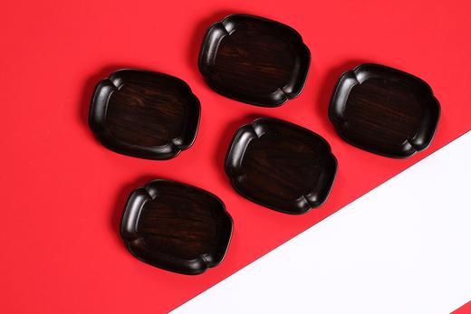 LP0124-2°紫光檀海棠口茶杯垫 商品图1