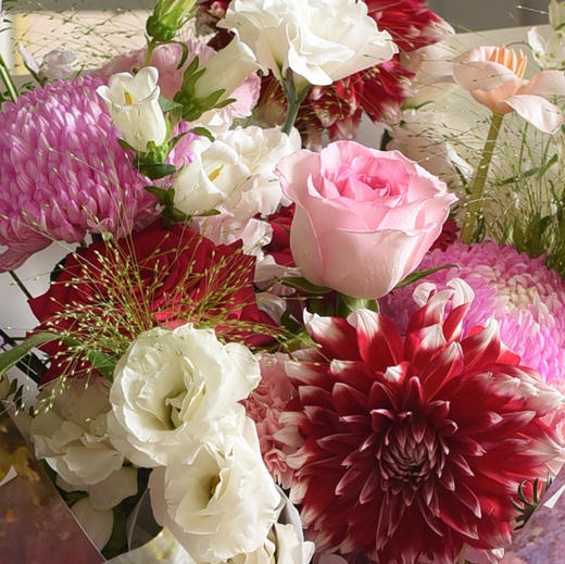 《她的花园》大丽花春日阳光感花束 商品图3