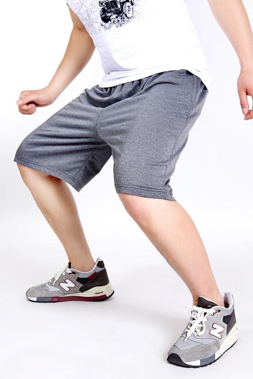 【新款】大码运动短裤男棉类宽松大码加肥加大休闲五分裤夏季薄款弹力大裤衩子 商品图3