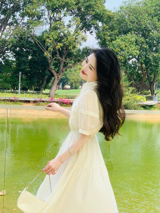 【百图lulu定制】【白月光裙】【买一送一】送吊带裙  天丝 光泽感 防晒透气  短袖连衣裙 商品图1