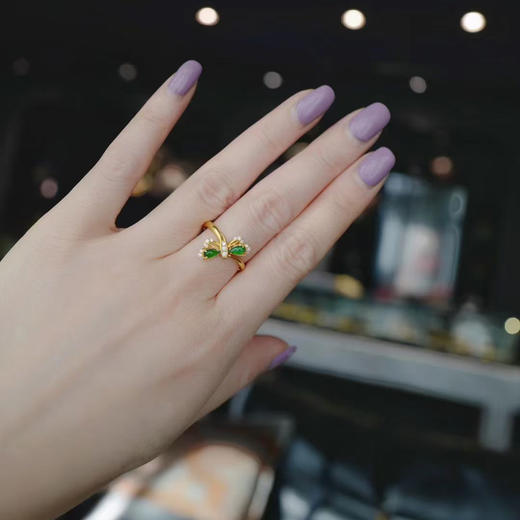 龢盒原创 停在指尖的蜻蜓戒指 商品图4