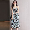 CCJ3406吊带裙女夏季外穿小个子气质宽松遮肉打底背心长裙碎花雪纺连衣裙 商品缩略图1