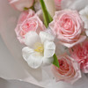 《仙子之吻》粉荔枝蝴蝶兰郁金香花束 商品缩略图3