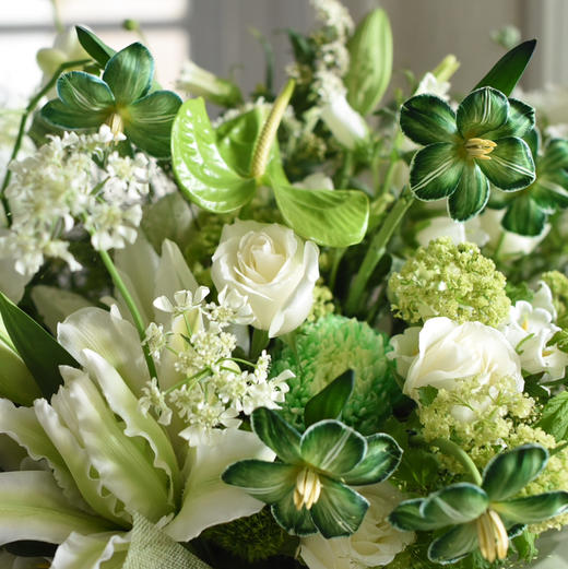《绿里奇迹》白绿色春意盎然花束 商品图6
