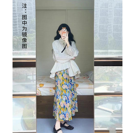 裁缝学苑AQ278小众娃娃领女衬衫纸样半身裙百褶裙上衣女装打版裁剪样板 商品图4