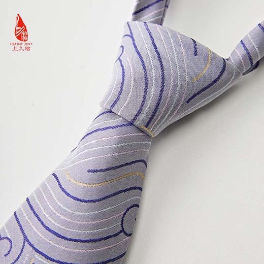 SAINTJOY/上久楷 宋锦领带 长年有余纹 PSS23A01 商品图3