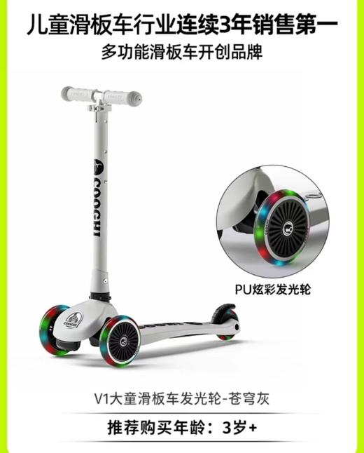 (包邮)COOGHI酷骑滑板车V1 （三种颜色） 商品图5