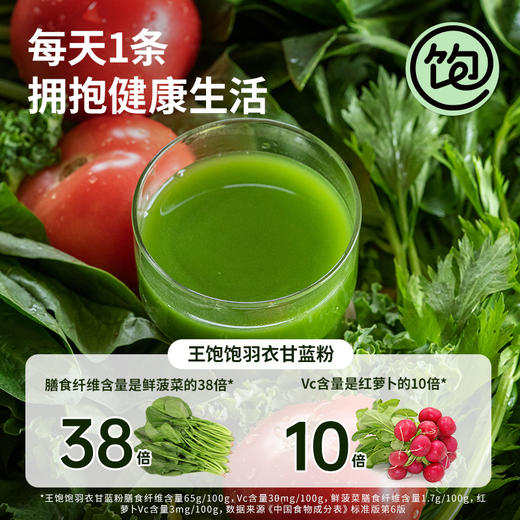 王饱饱天然粉粉 生可可粉/羽衣甘蓝粉/巴西莓粉 天然香醇营养 花青素果蔬纤维粉冲饮 150g/105g/盒 商品图2