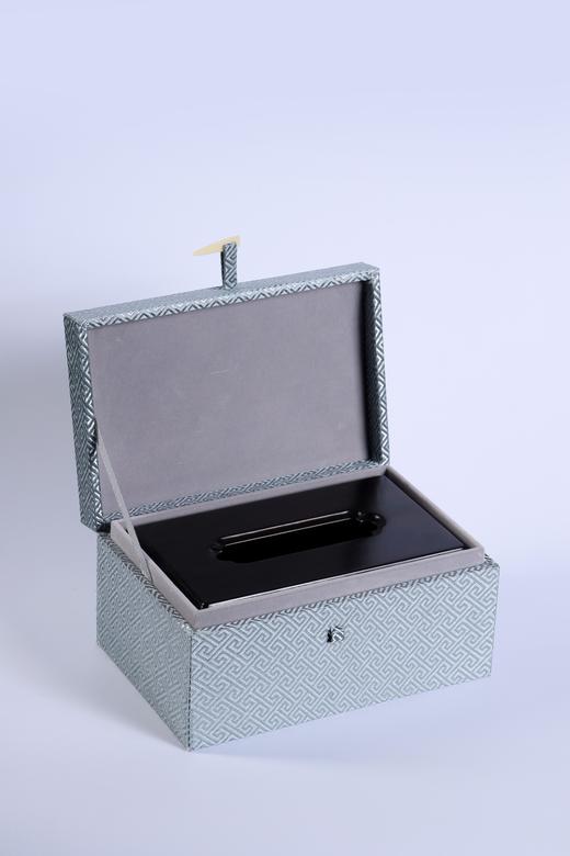 SDMG0066°紫光檀嵌银丝纸巾盒 商品图8