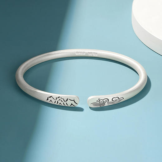 山海银手镯（贵妃圈） 商品图1