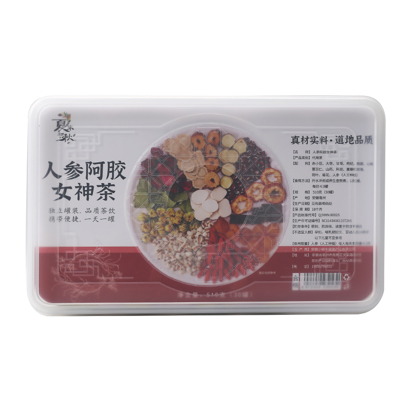 严选    人参阿胶女神茶