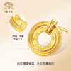 「追光」内外黄金耳饰足金几何耳钉 商品缩略图1