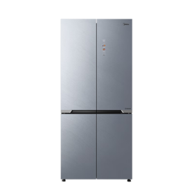 美的（Midea）美家系列525升十字对开门冰箱多门大容量一级能效节能净味电冰箱 BCD-525WSGPZM(Q) 海砂银