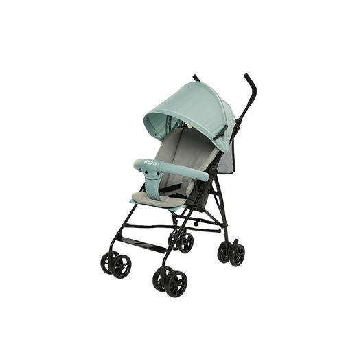 呵宝儿童伞柄推车HP-301（ 黑色/湖蓝色/灰色） 商品图6