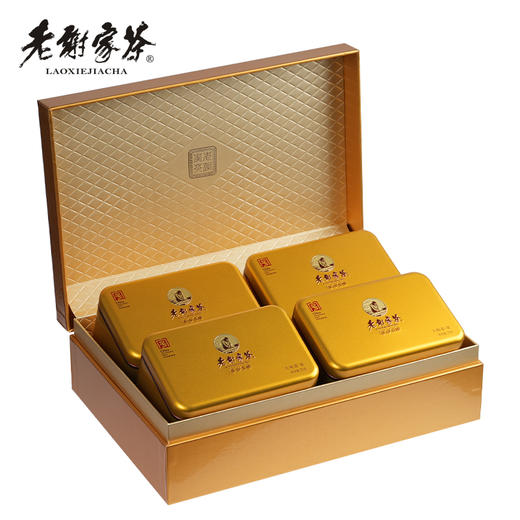 老谢家茶 黄山毛峰 谢四十大师茶家字礼盒 300g 商品图2