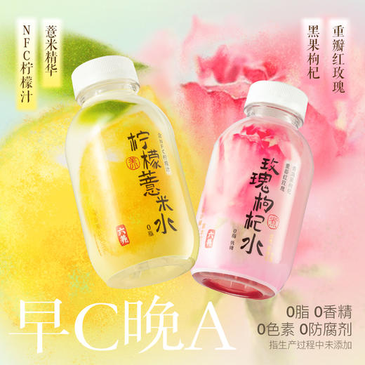 六养柠檬薏米水330ml*5瓶装多口味植物茶饮料0脂夏季清爽饮品 商品图5