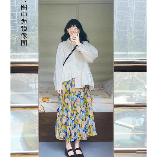 裁缝学苑AQ278小众娃娃领女衬衫纸样半身裙百褶裙上衣女装打版裁剪样板 商品图5