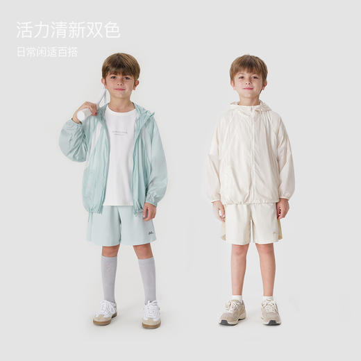 马克珍妮男女童网眼拼接超轻透气防晒衣儿童防晒服夏装新款240363 商品图3