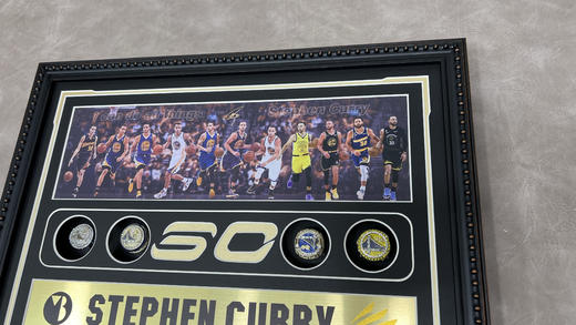 收藏系列 史蒂芬库里 装饰纪念画 豪华版（非亲签） 商品图1