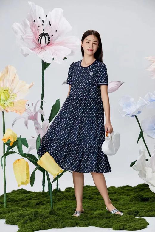 3F声雨竹连衣裙 商品图0