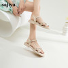 Safiya/索菲娅2024夏季民族风露趾软底两穿沙滩凉鞋 SF42115020 商品缩略图4