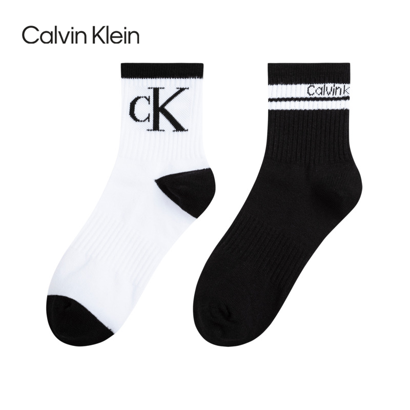 CALVIN KLEIN 中长袜2双装 CKJN-KS-23C064