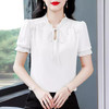 MZ 16578系带木耳边雪纺衫洋气小衫 商品缩略图3
