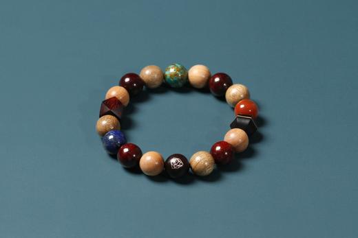 DQ0191°多宝珠紫檀/金丝楠木手串1*18 商品图2