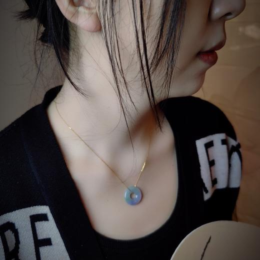 “春带彩”翡翠平安扣 商品图7