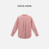 COCO ZONE"霓虹甜心”复古波点翻领单排扣衬衫时尚百搭长袖开衫上衣CC1B1021 商品缩略图1