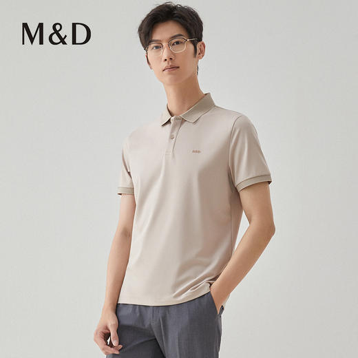 【名盾】翻领短袖T恤MXBL22621B 商品图1