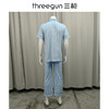Threegun三枪 舒肤棉翻领开襟短袖长裤男家居套-80781D911 商品缩略图14