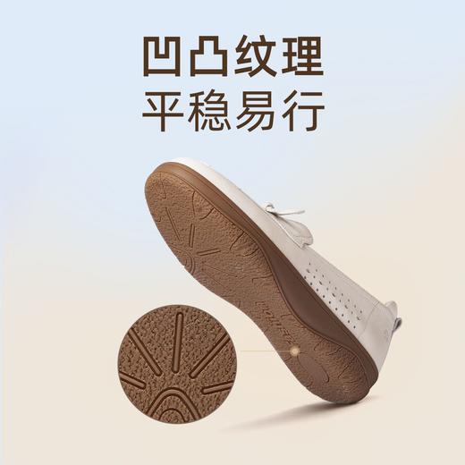 信诺 真皮透气女鞋 2024新款夏季舒适软底镂空凉鞋中老年妈妈鞋子24C3066-01 商品图3