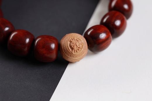 XYZT0560°五路财神 | 印度小叶紫檀手串1.3 商品图5