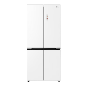 美的（Midea）冰箱521升十字四门60cm薄纯平全嵌超净科技除菌保鲜智能家用大冰箱BCD-521WUSGPZM凝光白