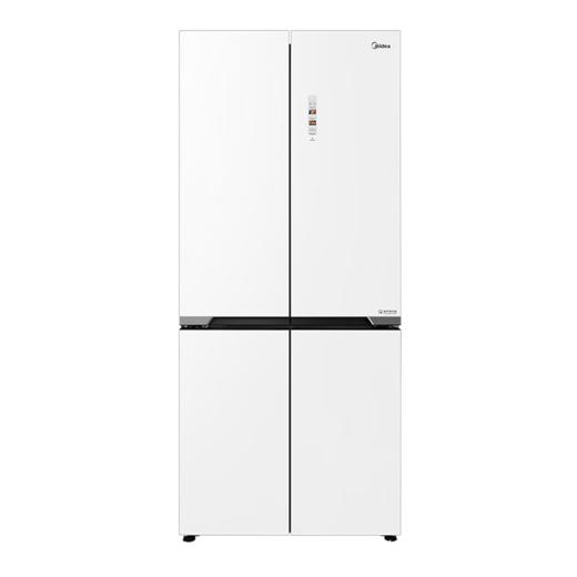 美的（Midea）冰箱521升十字四门60cm薄纯平全嵌超净科技除菌保鲜智能家用大冰箱BCD-521WUSGPZM凝光白 商品图0