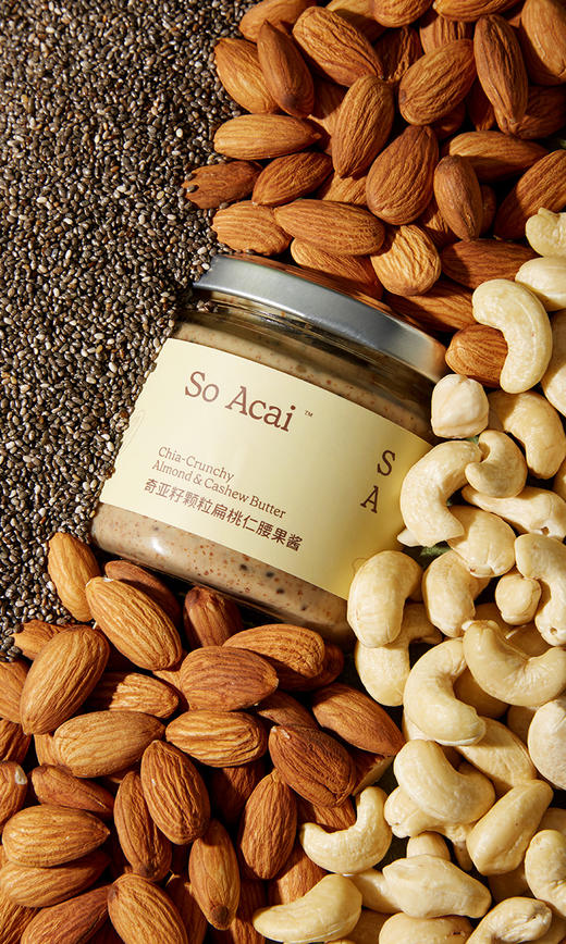 奇亚籽颗粒扁桃仁腰果酱 商品图1