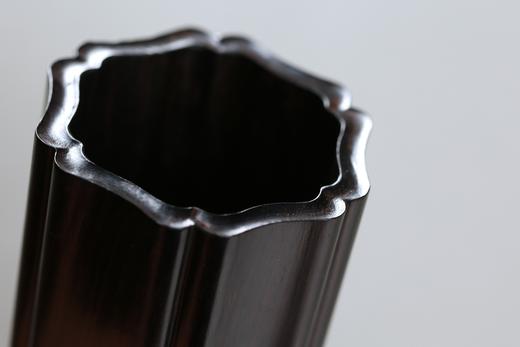 SDCC0074°非洲酸枝葵口笔筒 商品图2