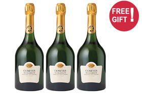 法國香檳漢斯泰廷爵「香檳伯爵」白中白年份香檳乾型（3瓶裝）