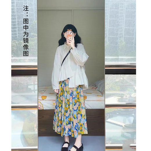 裁缝学苑AQ278小众娃娃领女衬衫纸样半身裙百褶裙上衣女装打版裁剪样板 商品图3