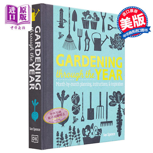 【中商原版】一年四季园艺指南 每月计划 指导和灵感 Gardening Through the Year 英文原版 Spence Ian 商品图0