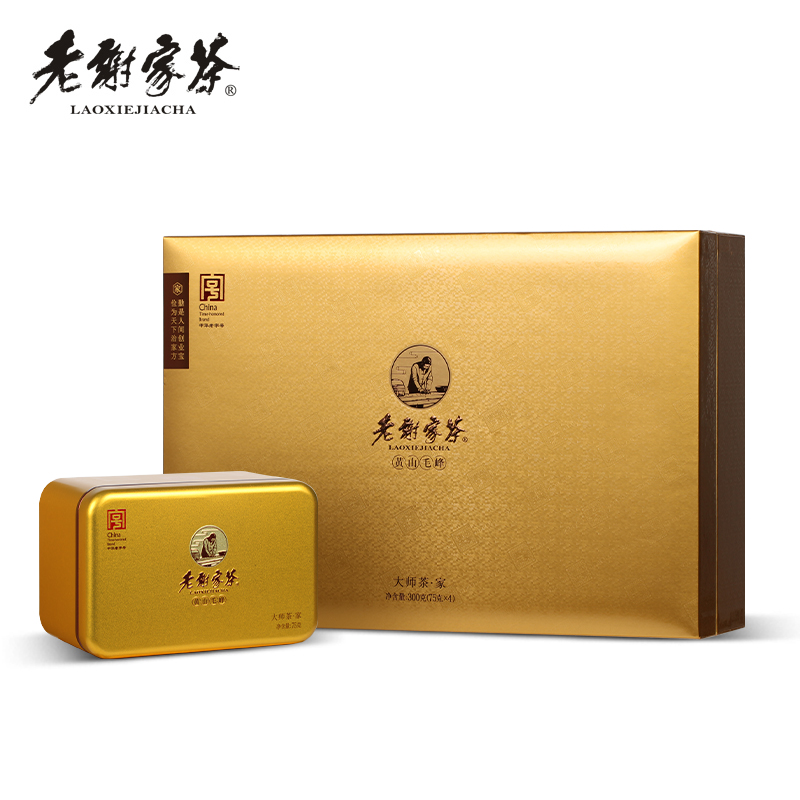 老谢家茶 黄山毛峰 谢四十大师茶家字礼盒 300g