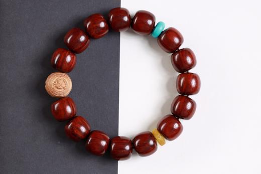 XYZT0560°五路财神 | 印度小叶紫檀手串1.3 商品图0