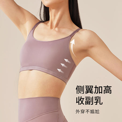 【会呼吸轻运动】金三塔桑蚕丝弹力文胸舒适速干透气轻薄运动内衣裤子女  NZFEB301/NZFEB901 商品图2