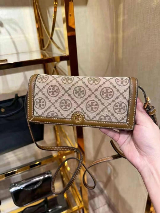 🇺🇸1280直邮🇨🇳Tory Burch 新款 TB T-Monogram最新WOC经典老花系列斜挎包 商品图5