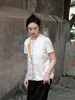 盛唐婧 |提花真丝缎双面穿对襟马甲-黄色 商品缩略图2